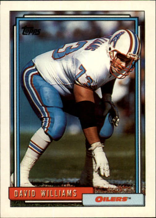 BO ORLANDO HOUSTON OILERS 1992 TOPPS #276 WEST VIRGINIA AUTOGRAPHED CARD