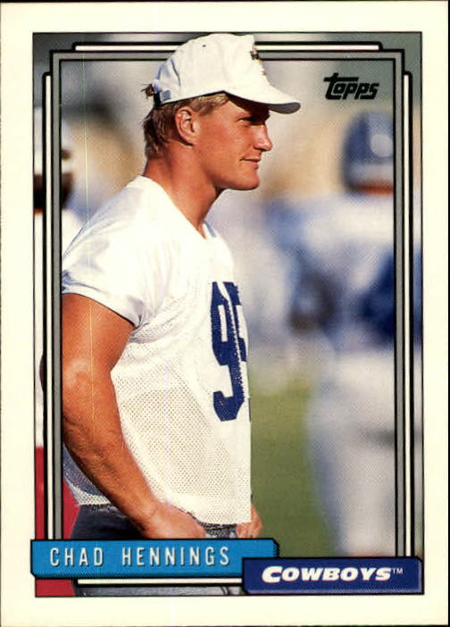 1992 Topps #714 Chad Hennings RC