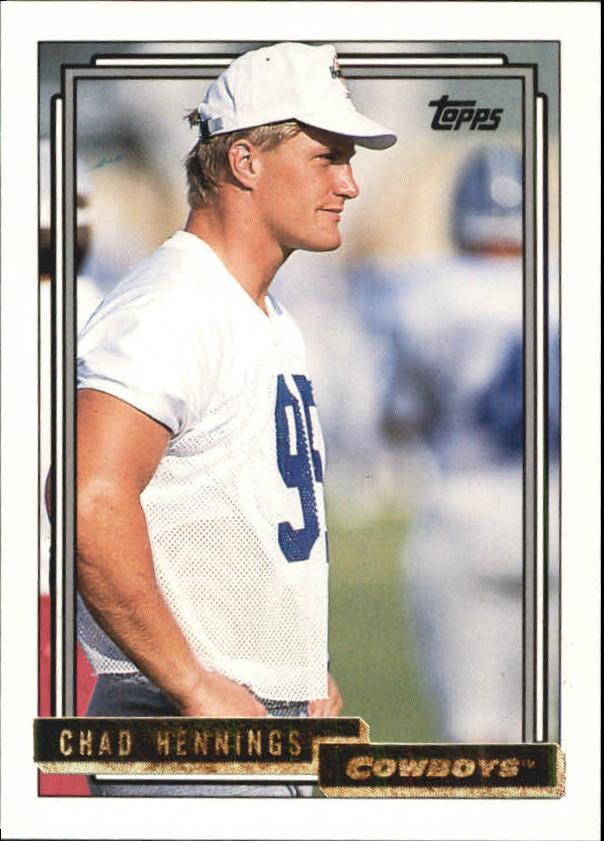 1992 Topps Gold #714 Chad Hennings