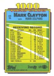1992 Topps Football 1000 Yard Club Insert Singles - You Choose - Bild 16 von 32