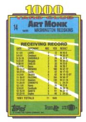 1992 Topps Football 1000 Yard Club Insert Singles - You Choose - Bild 20 von 32