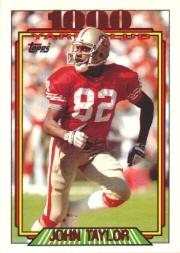 1992 Topps Football 1000 Yard Club Insert Singles - You Choose - Bild 29 von 32