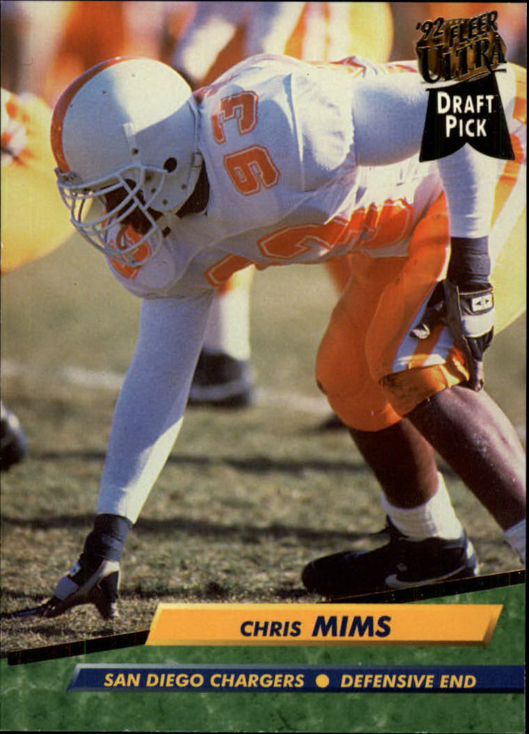 1992 Ultra #437 Chris Mims RC
