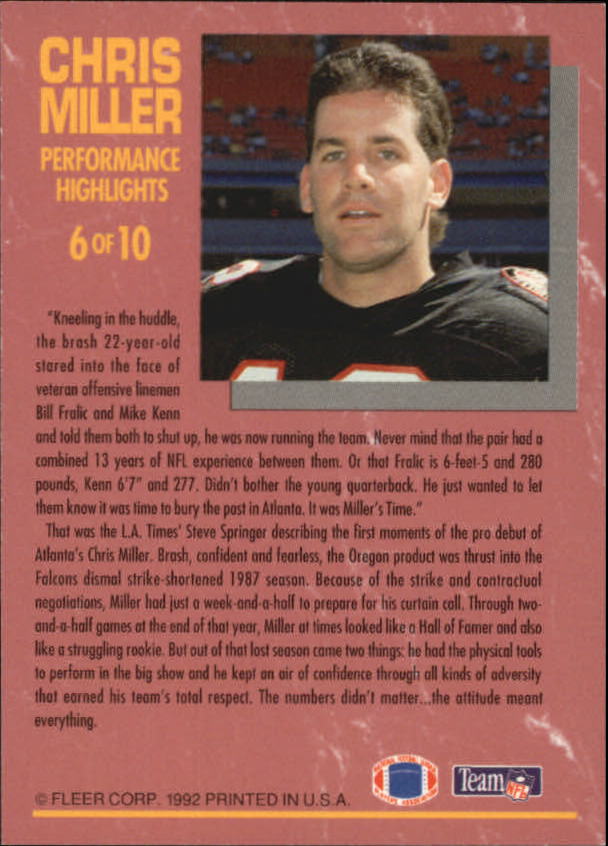 Sports Card Back