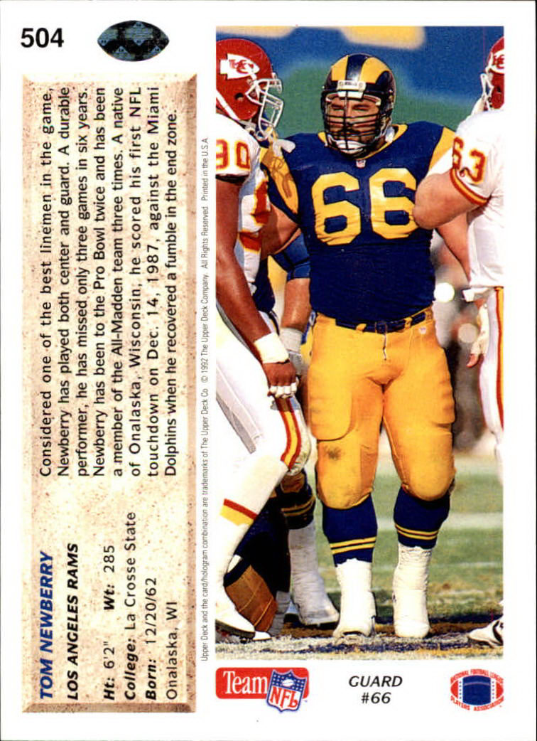 A2086- 1992 Upper Deck FB Card #s 501-620 +Inserts -You Pick- 15+ FREE US SHIP