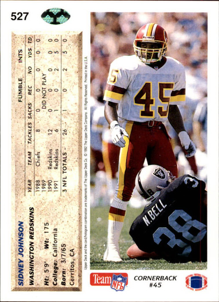 A2086- 1992 Upper Deck FB Card #s 501-620 +Inserts -You Pick- 15+ FREE US SHIP