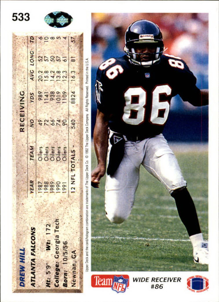 A2086- 1992 Upper Deck FB Card #s 501-620 +Inserts -You Pick- 15+ FREE US SHIP