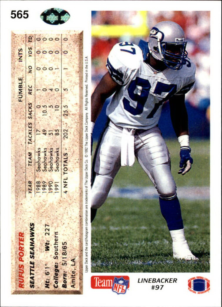 A2086- 1992 Upper Deck FB Card #s 501-620 +Inserts -You Pick- 15+ FREE US SHIP