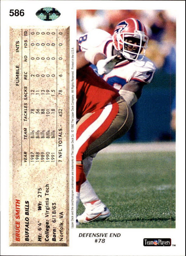 A2086- 1992 Upper Deck FB Card #s 501-620 +Inserts -You Pick- 15+ FREE US SHIP