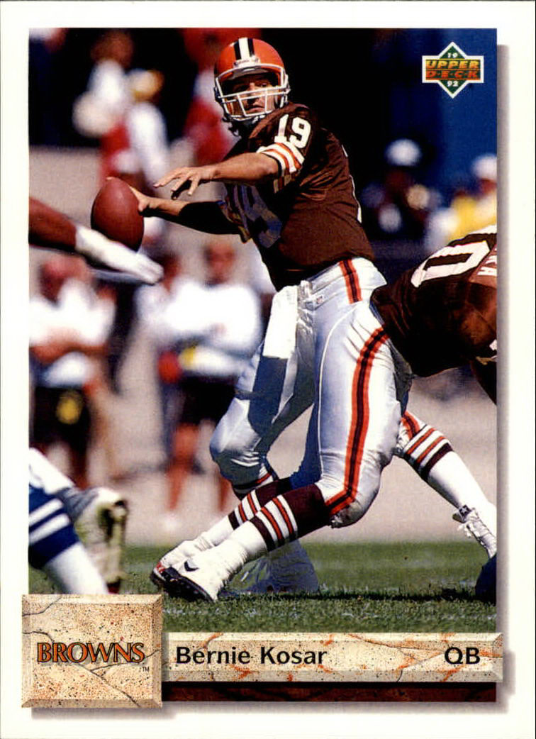 Bernie Kosar Rookie 1986 Topps Football #187 QB, Cleveland Browns, NFL –