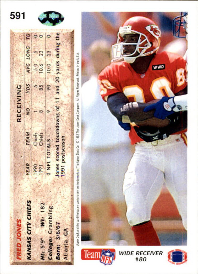 A2086- 1992 Upper Deck FB Card #s 501-620 +Inserts -You Pick- 15+ FREE US SHIP