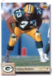 1992 Upper Deck #594B Tootie Robbins COR/(corrected as a Packer)