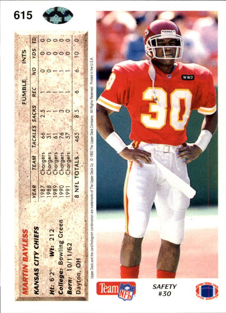 A2086- 1992 Upper Deck FB Card #s 501-620 +Inserts -You Pick- 15+ FREE US SHIP