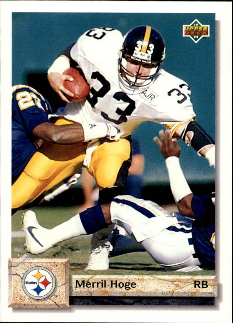 1992 Upper Deck #619 Merril Hoge - NM-MT