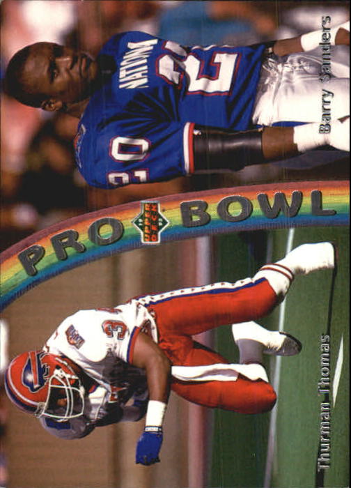 1992 Upper Deck Pro Bowl #PB5 B.Sanders/T.Thomas