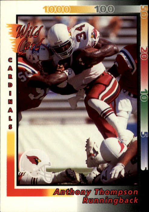 1992 Wild Card #40 Anthony Thompson