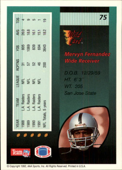 1992 Wild Card Football #s 1-250 +Rookies (A1801) - You Pick - 15+ FREE SHIP - Picture 145 of 475