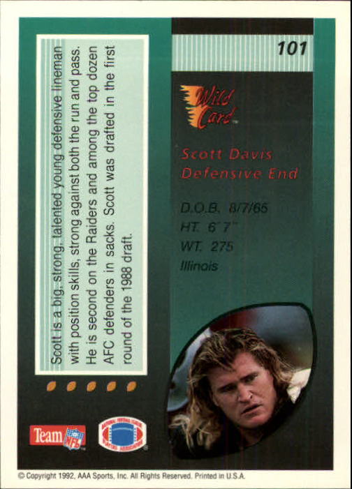 1992 Wild Card Football #s 1-250 +Rookies (A1801) - You Pick - 15+ FREE SHIP - Picture 195 of 475