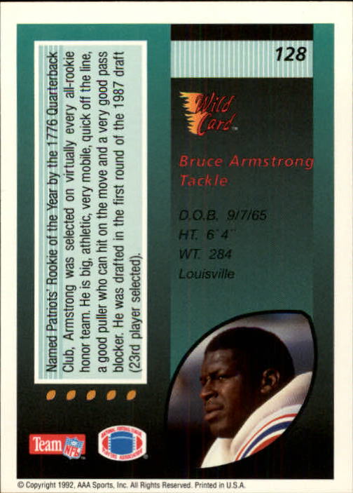 1992 Wild Card Football #s 1-250 +Rookies (A1801) - You Pick - 15+ FREE SHIP - Picture 247 of 475