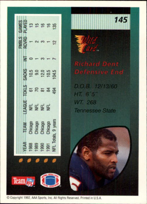 1992 Wild Card Football #s 1-250 +Rookies (A1801) - You Pick - 15+ FREE SHIP - Picture 281 of 475
