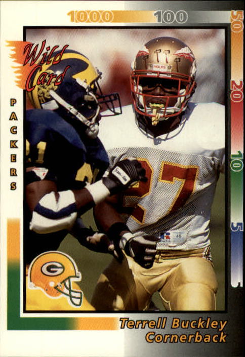 1992 Wild Card #235 Terrell Buckley RC