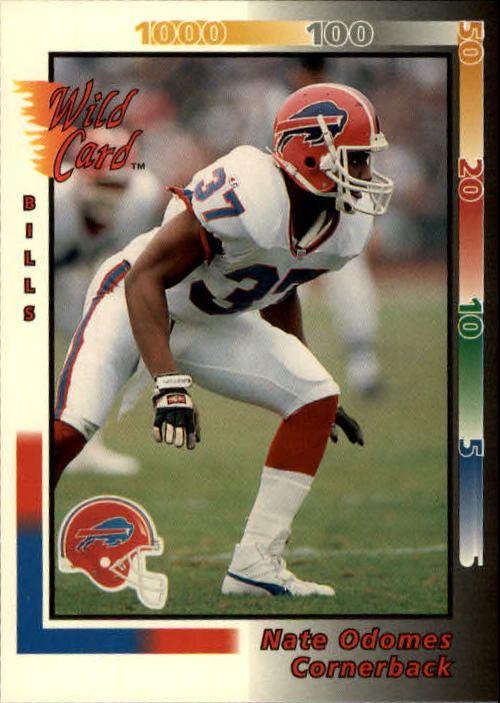 Nate Odomes Rookie 1990 Pro Set #43 Buffalo Bills