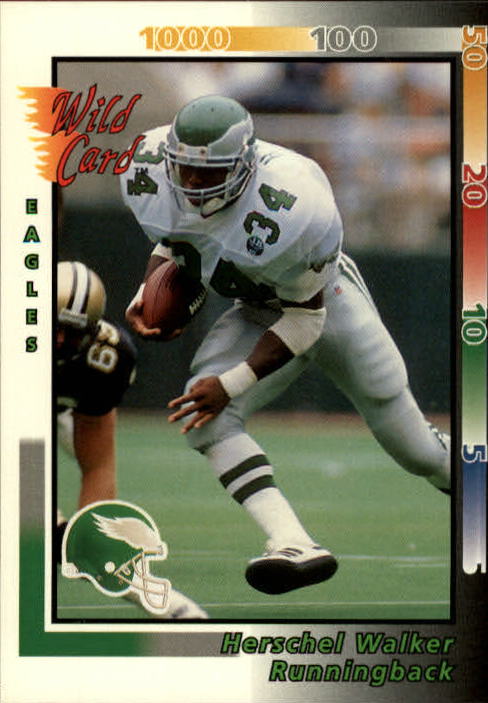 1992 Wild Card #428 Herschel Walker - NM-MT