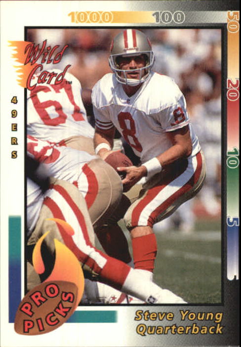 1992 Wild Card Pro Picks #8 Steve Young