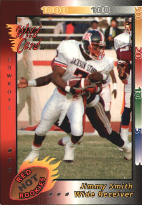 1992 Wild Card Red Hot Rookies Silver #8 Jimmy Smith