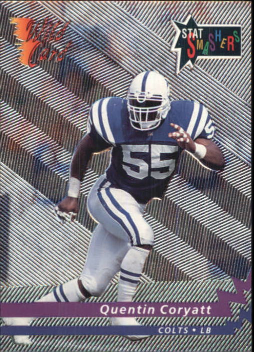 1992 Wild Card Football "Stat Smashers" Insert and Promo Cards - Picture 17 of 70