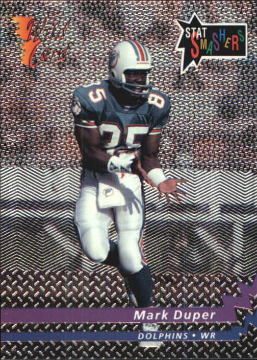 1992 Wild Card Football "Stat Smashers" Insert and Promo Cards - Picture 21 of 70