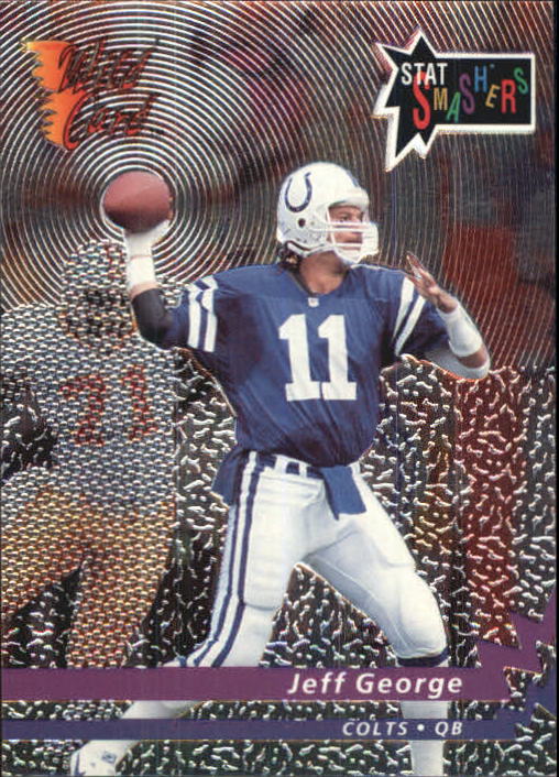 1992 Wild Card Football "Stat Smashers" Insert and Promo Cards - Picture 25 of 70
