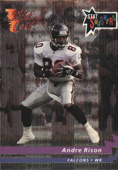 1992 Wild Card Football "Stat Smashers" Insert and Promo Cards - Picture 51 of 70