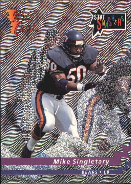 1992 Wild Card Football "Stat Smashers" Insert and Promo Cards - Picture 53 of 70
