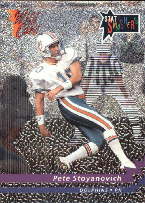 1992 Wild Card Football "Stat Smashers" Insert and Promo Cards - Picture 57 of 70