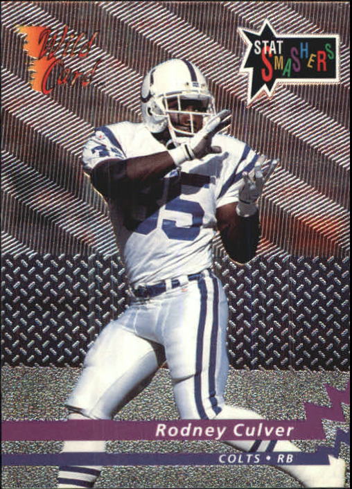 1992 Wild Card Football "Stat Smashers" Insert and Promo Cards - Picture 65 of 70