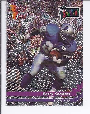 1992 Wild Card Stat Smashers #P1 Barry Sanders PROMO