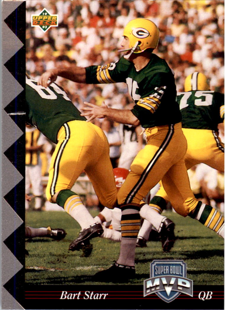 1992-93 Upper Deck NFL Experience #3 Bart Starr MVP - NM