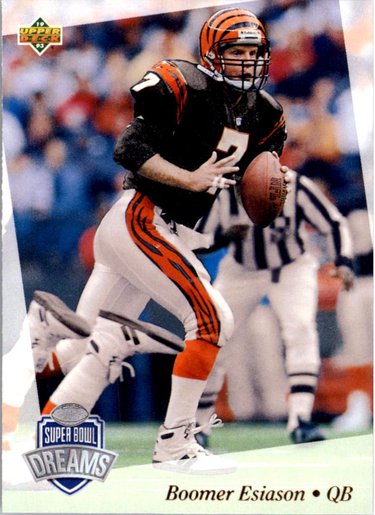 Cincinnati Bengals 1988 Topps Team Card #339 - Boomer Esiason at