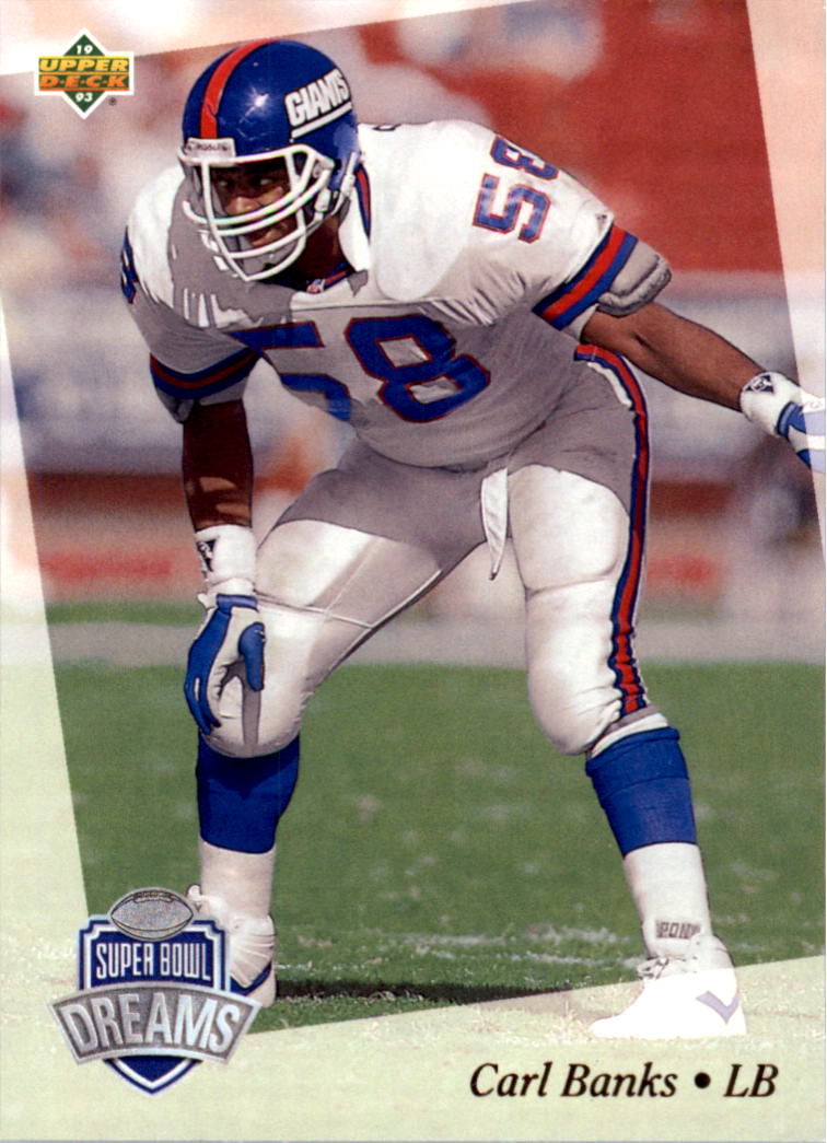 1992-93 Upper Deck NFL Experience #37 Carl Banks