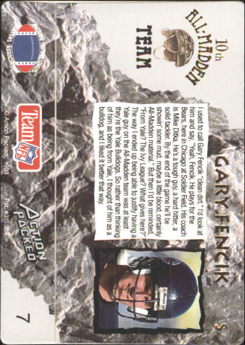 1993 Action Packed All-Madden Football - Picture 79 of 91