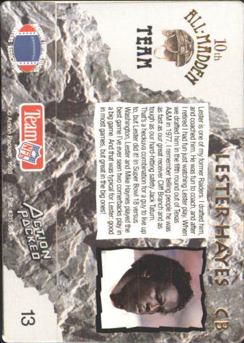 1993 Action Packed All-Madden Football - Picture 67 of 91