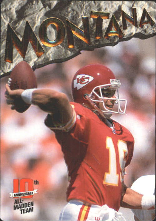 1993 Action Packed All-Madden #25 Joe Montana
