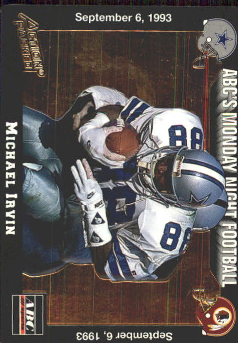 1993 Action Packed Monday Night Football #1 Michael Irvin