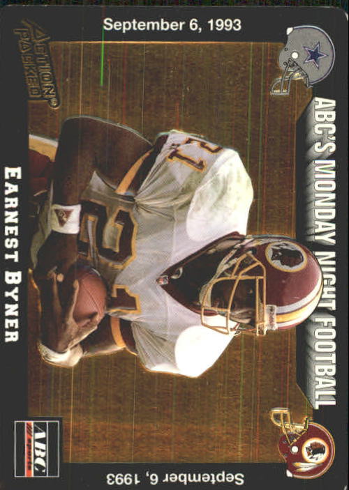 1993 Action Packed Monday Night Football #4 Earnest Byner