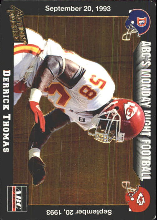 1993 Action Packed Monday Night Football #12 Derrick Thomas - NM-MT