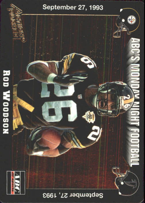 1993 Action Packed Monday Night Football #13 Rod Woodson - NM-MT