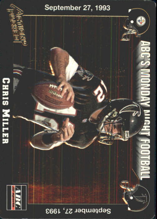 1993 Action Packed Monday Night Football #15 Chris Miller