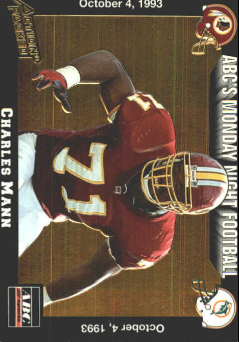 1992 Pro Set Power CHARLES MANN Washington Redskins #71 - FREE Ship!