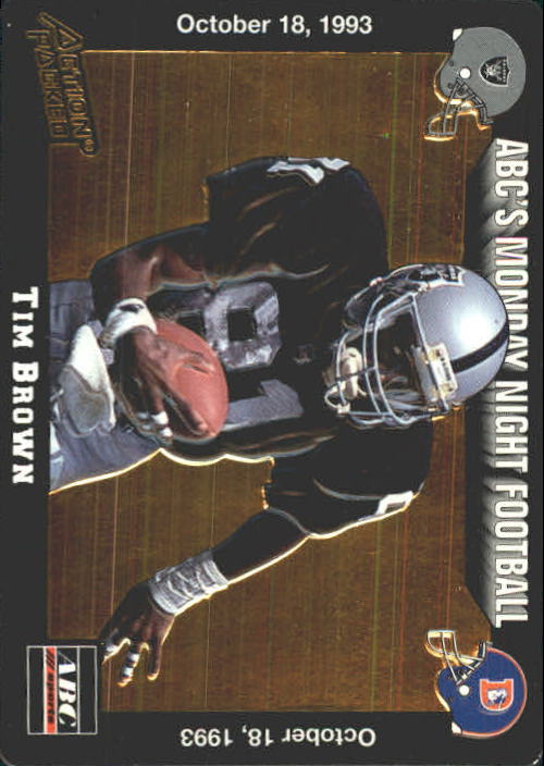 1993 Action Packed Monday Night Football #26 Tim Brown